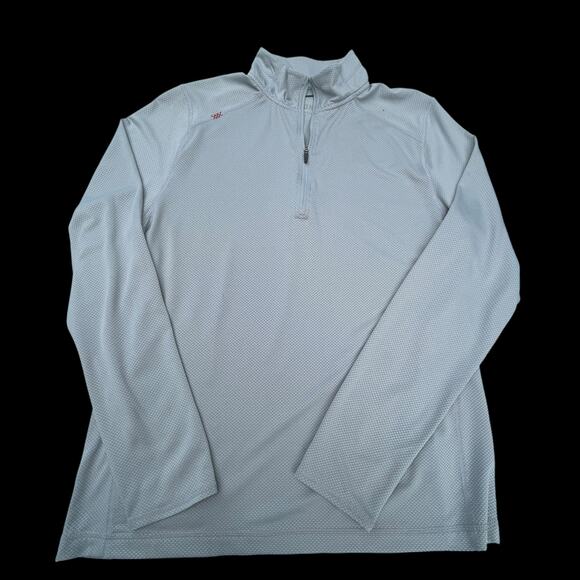 RHONE Sequoia ¼-Zip Pullover Gray Size Medium Polartec Power Dry Active Top - Picture 2 of 16